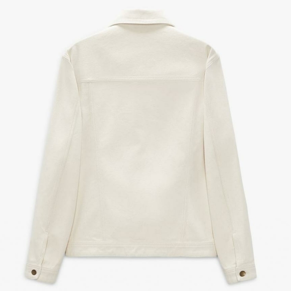 Zara | NWOT Denim Jacket with Patch Pockets - Picture 9 of 14